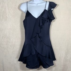NWT Dress Forum ruffle romper. Size Small